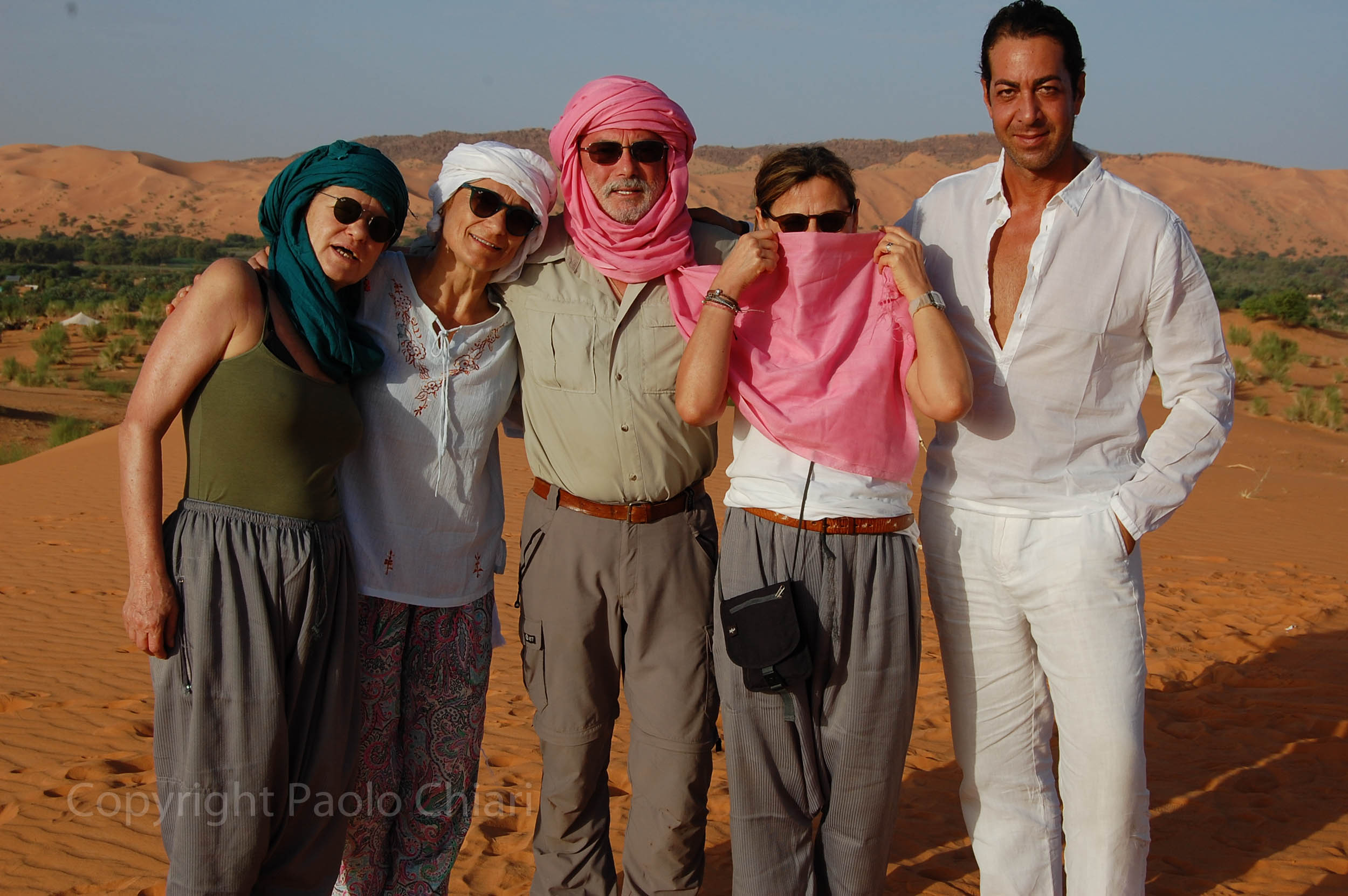 Il gruppo in Mauritania nel 2016